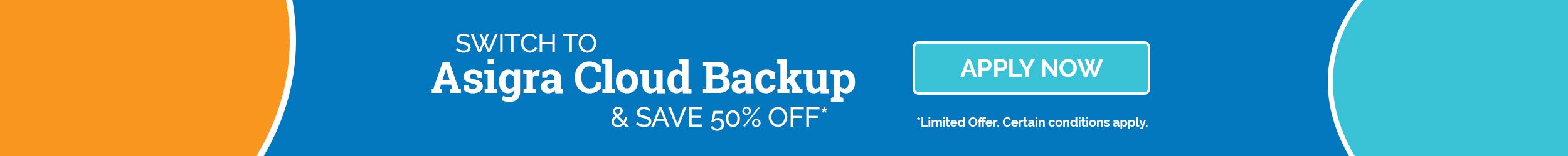 Cloud backup promo