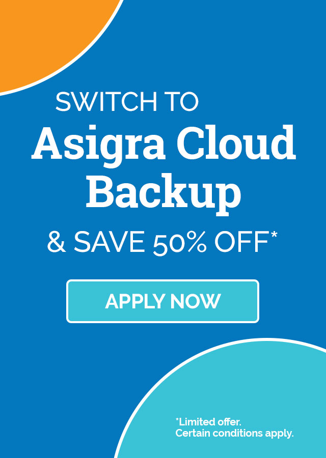 Cloud backup promo